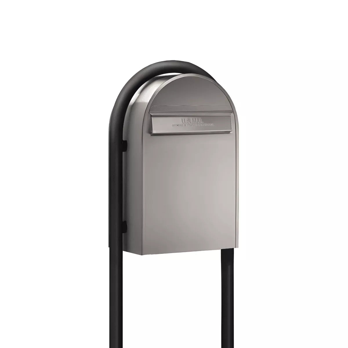 Bobi Classic B Rear Access Modern Locking Mailbox and Round Post Combo – Multiple Color Options