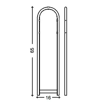 Bobi Classic Front Access Modern Locking Mailbox and Round Post Combo – Multiple Color Options