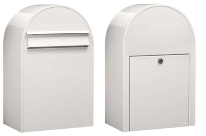 Bobi Classic (B) Rear Access Mailbox White