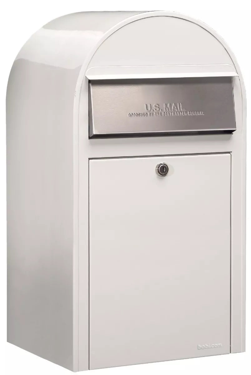 white  bobi grande mailbox