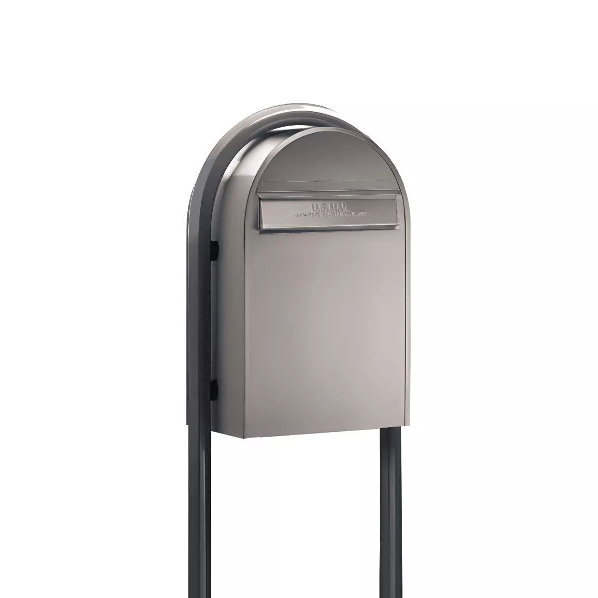 Bobi Classic B Rear Access Modern Locking Mailbox and Round Post Combo – Multiple Color Options