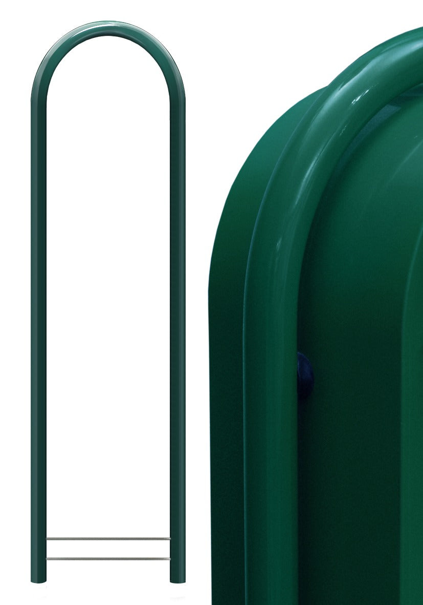 bobi mailbox post in green