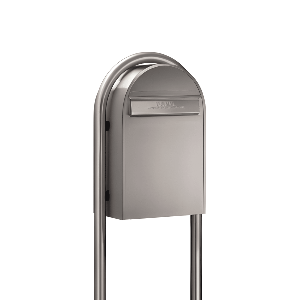 Bobi Classic B Rear Access Modern Locking Mailbox and Round Post Combo – Multiple Color Options